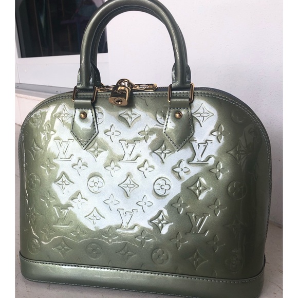 Louis Vuitton Olive Green Satchel - Picture 3 of 16